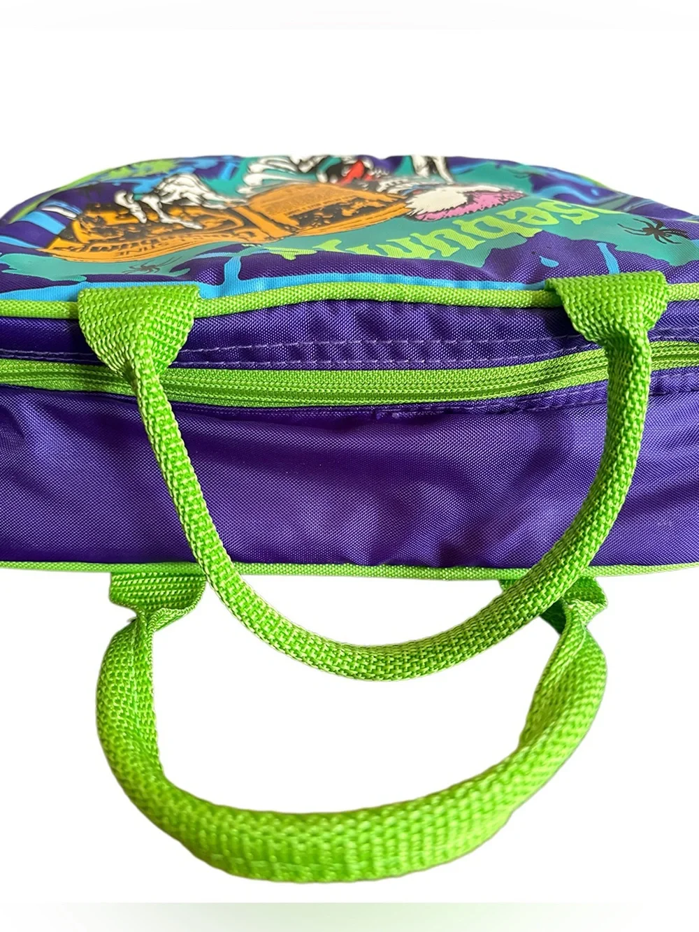 Vintage Aladdin 1996 Goosebumps Skeleton Insulated Lunch Bag - Picture 6 of 8